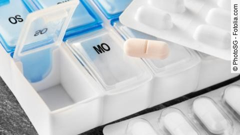 Tabletten in Portionsbox
