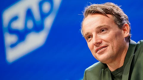 Christian Klein, Vorstandschef des Softwarekonzerns SAP, während einer Bilanzpressekonferenz Christian Klein, Vorstandschef des Softwarekonzerns SAP, während einer Bilanzpressekonferenz