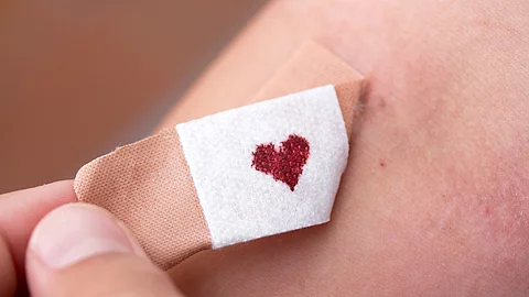Pflaster mit Liebe abziehen Pflaster mit Liebe abziehen