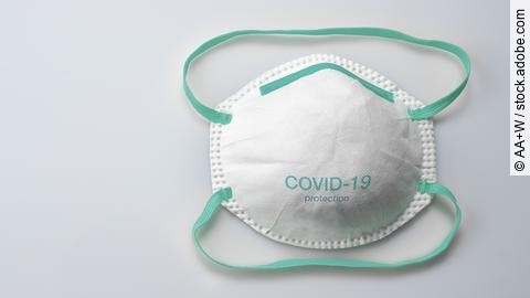 Anti virus protection mask ffp2 standart to prevent corona COVID
