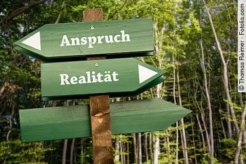 Anspruch und Realität zeigen in verschiedene Richtungen