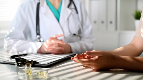 Arzt und Patient im Gespräch Arzt und Patient im Gespräch