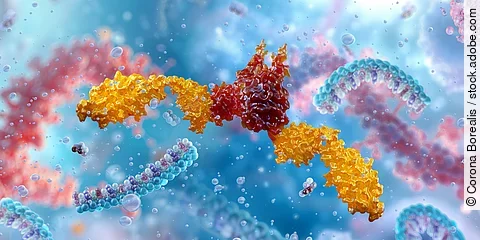 Immune checkpoint proteins expressed on T cells, TIGIT, CD226. Crucial role in regulating the immune response against tumors. Cancer immunotherapy medical research, immune modulation 3D illustration