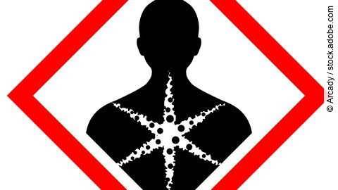 Health hazard vector warning sign