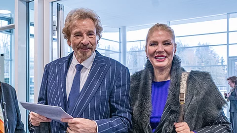 Thomas Gottschalk mit Ehefrau Karina bei einem öffentlichen Auftritt 