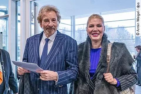 Thomas Gottschalk mit Ehefrau Karina bei einem öffentlichen Auftritt 