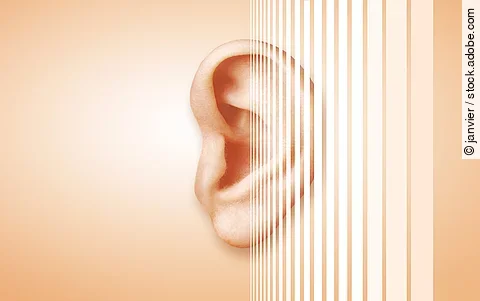 Ohr eines Menschen 