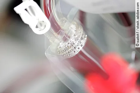 Package of donated blood macro