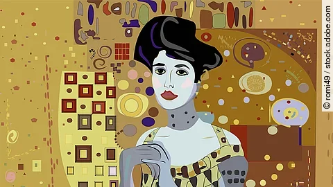 Gemälde a la Gustav Klimt Gemälde a la Gustav Klimt