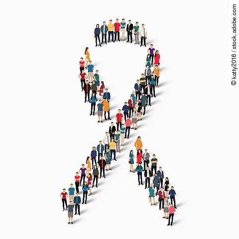  peopleribbon breast cancer awareness