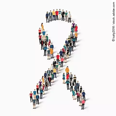  peopleribbon breast cancer awareness